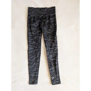 Gymshark Zebra Print Adapt Animal Seamless Leggings Women’s Size S High Waisted